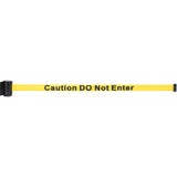 Magnetic Tape Cassette for Build-Your-Own Crowd Control Barrier, Caution Do Not Enter, 7', Yellow Tape