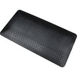 Anti-Fatigue Matting, Diamond, 1-2/3' x 3-1/4' x 3/4", Black, Polyurethane