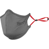 2-Layer Face Masks, Nylon/Polyester/Spandex, Grey