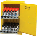 Flammable Aerosol Storage Cabinet, 12 gal., 1 Door, 23" W x 35" H x 18" D