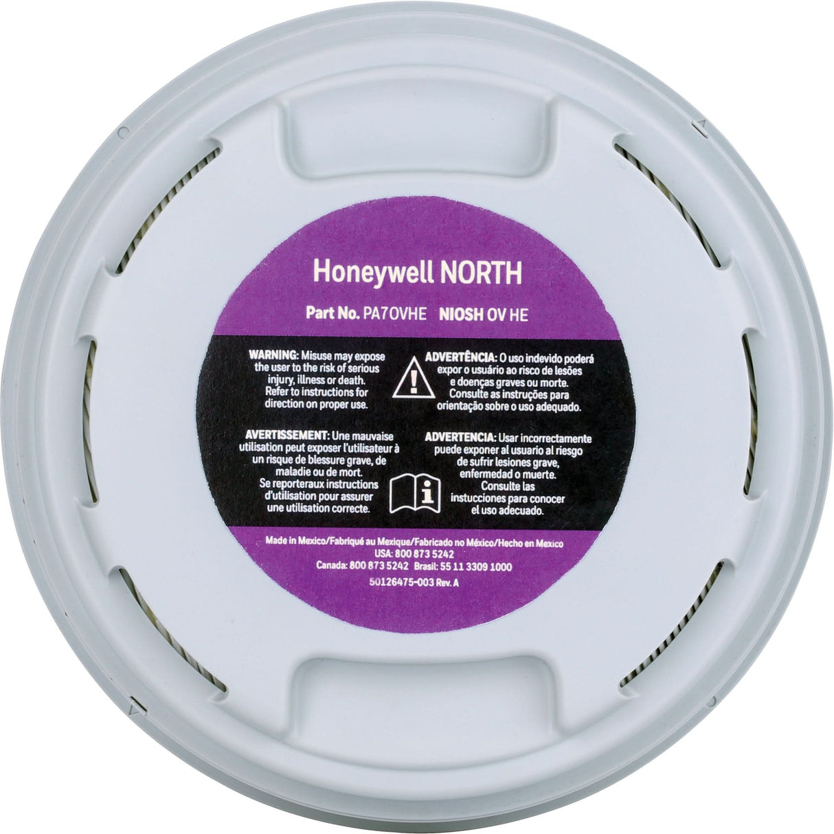 HEPA Filter Cartridge, Organic Vapour