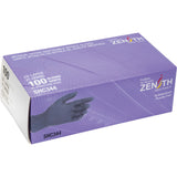 Medical Grade Disposable Gloves, 2X-Large, Nitrile, 6-mil, Powder-Free, Black, Class 2