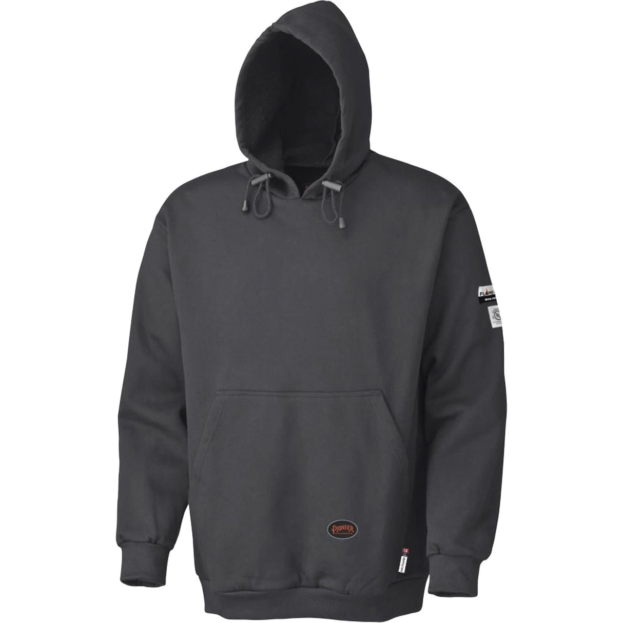 335 Flame-Resistant Pullover Hoodie, Men's, Medium, Black, 22 cal/cm²