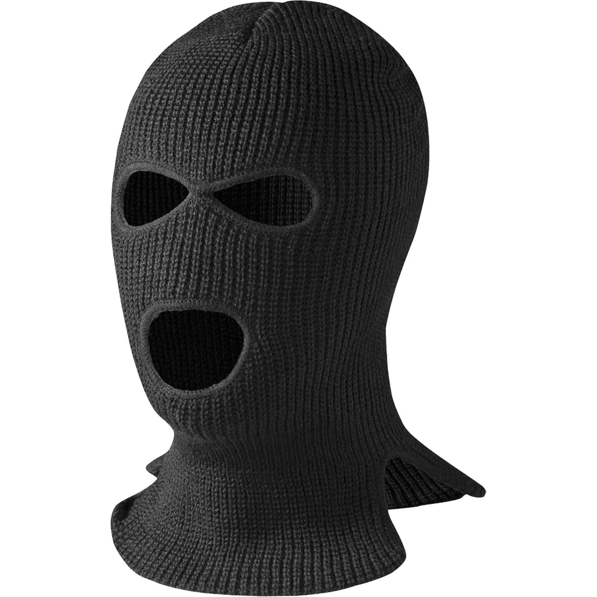 560-B 3-Hole Balaclava, Acrylic, Black