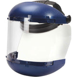 380 Premium Series Dual Crown Uncoated Faceshield, Acetate, Ratchet Suspension