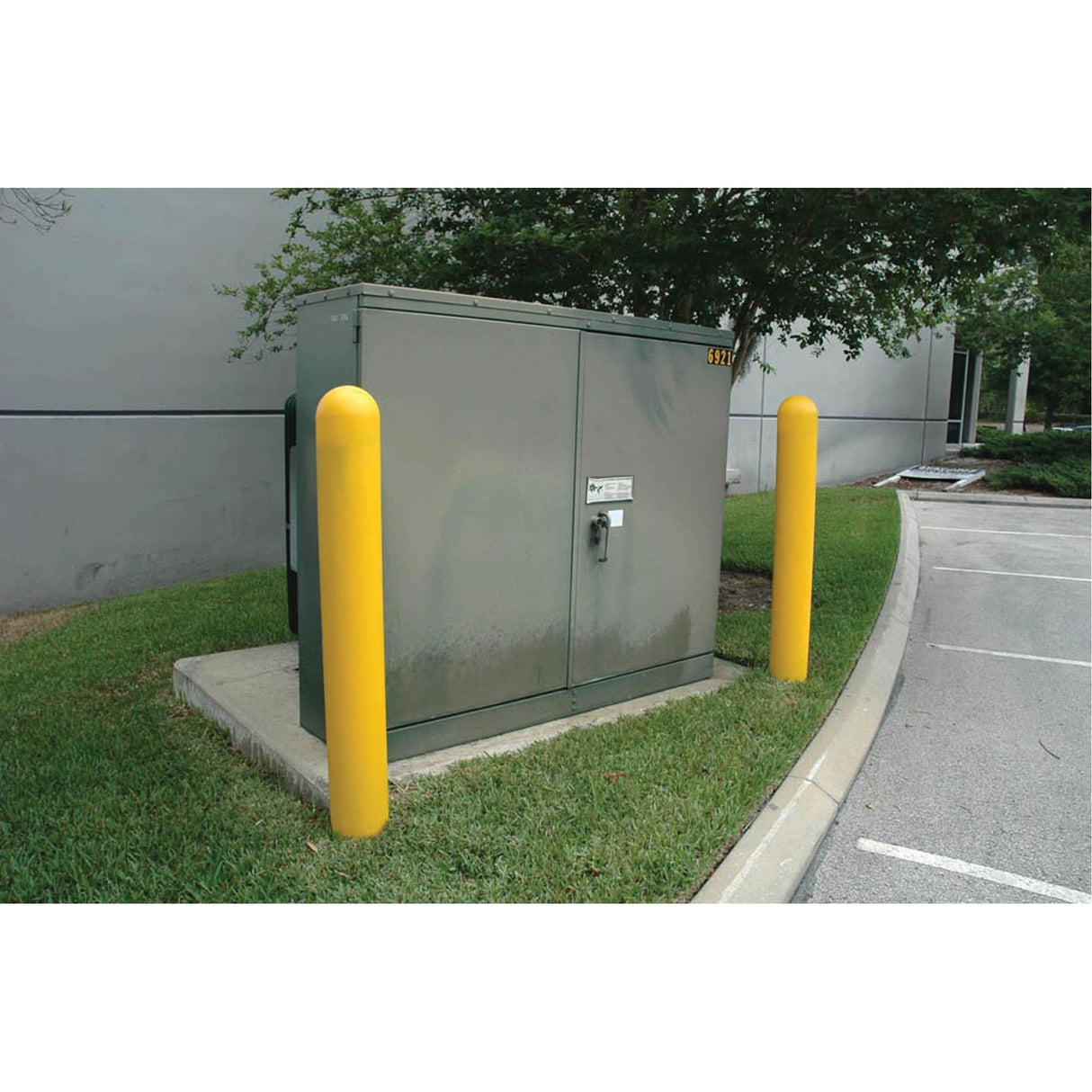 Ultra-Post Protector®, 7" Dia. x 52" L, Yellow