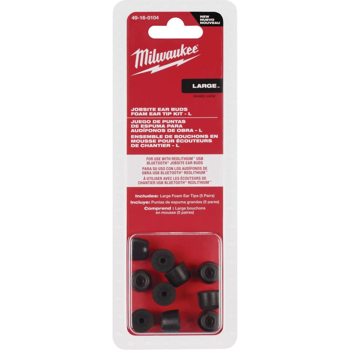 Large Jobsite Ear Buds Ear Tip Kits