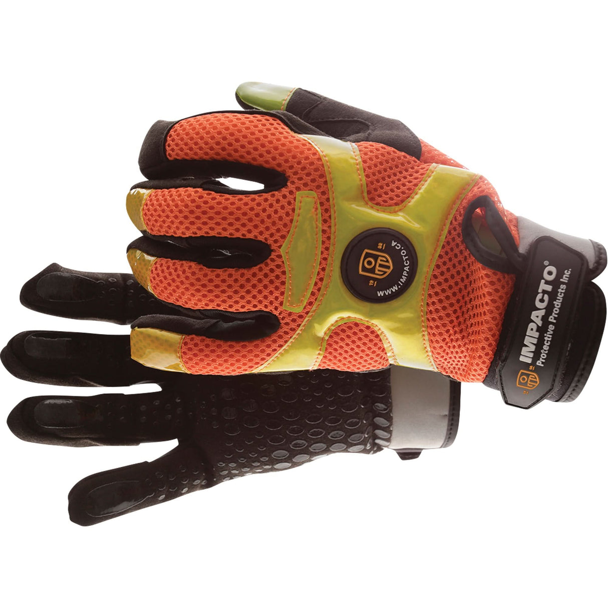 High-Visibility Anti-Vibration Air Gloves, Size 2X-Large/11