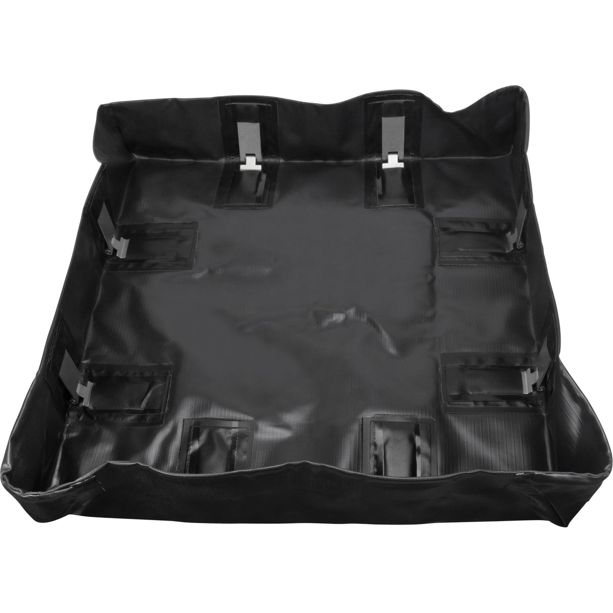 Collapsible Berm, 538.5 US gal. Capacity, 12' W x 12' L x 6" H, Snap-Up Bracket