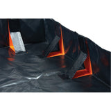 IBX Wall Pop-Up Berm, 268 US gal. Capacity, 6' W x 6' L x 12" H, Snap-Up Bracket