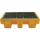 2-Drum Spill Pallet, 61 US gal. Spill Capacity, 51.5" x 36" x 15"