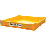 Yellow PVC Mini-Berm, 34 US gal. Capacity, 3' W x 3' L x 6" H