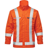 UltraSoft® 7 oz. Skyline Summer Bomber Jacket, Large, High Visibility Orange