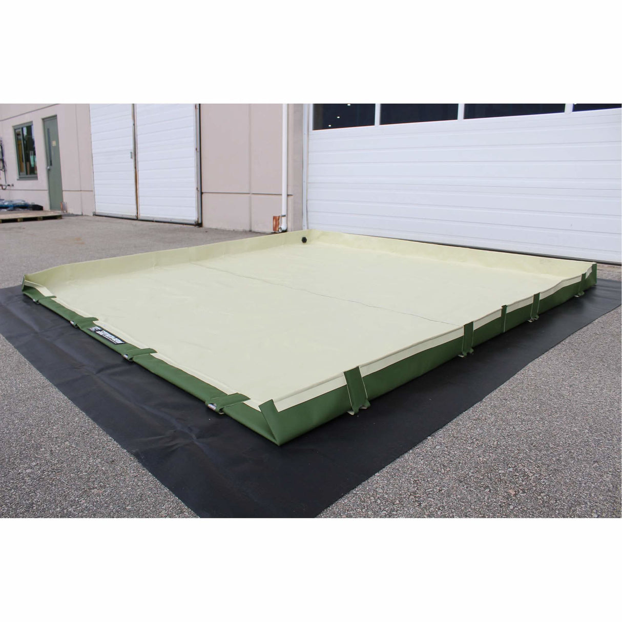 Easy-Riser Insta-Berm, 1870 US gal. Capacity, 10' W x 50' L x 6" H, Hinge Bracket
