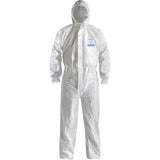 CoverMe™ XP1800  Type 5/6 Coveralls with Hood, 4X-Large, White, Microporous
