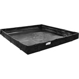 Spill Containment Berm, 598 US gal. Capacity, 10' W x 8' L x 1" H, L-Bracket