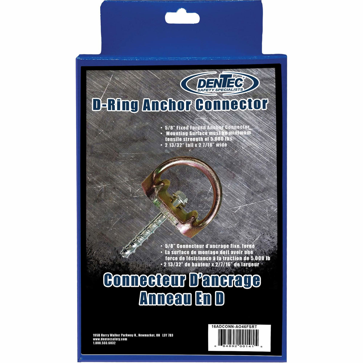 Anchor Connector, D-Ring, Temporary Use