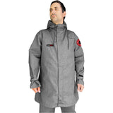 CoreMAX FR 35" Jacket with Attached Hood, 5X-Large, Grey