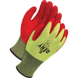 Deny® Lined Cut-Resistant Touchscreen Gloves, Size 7, 18 Gauge, Foam Nitrile Coated, HPPE Shell, ASTM ANSI Level A6