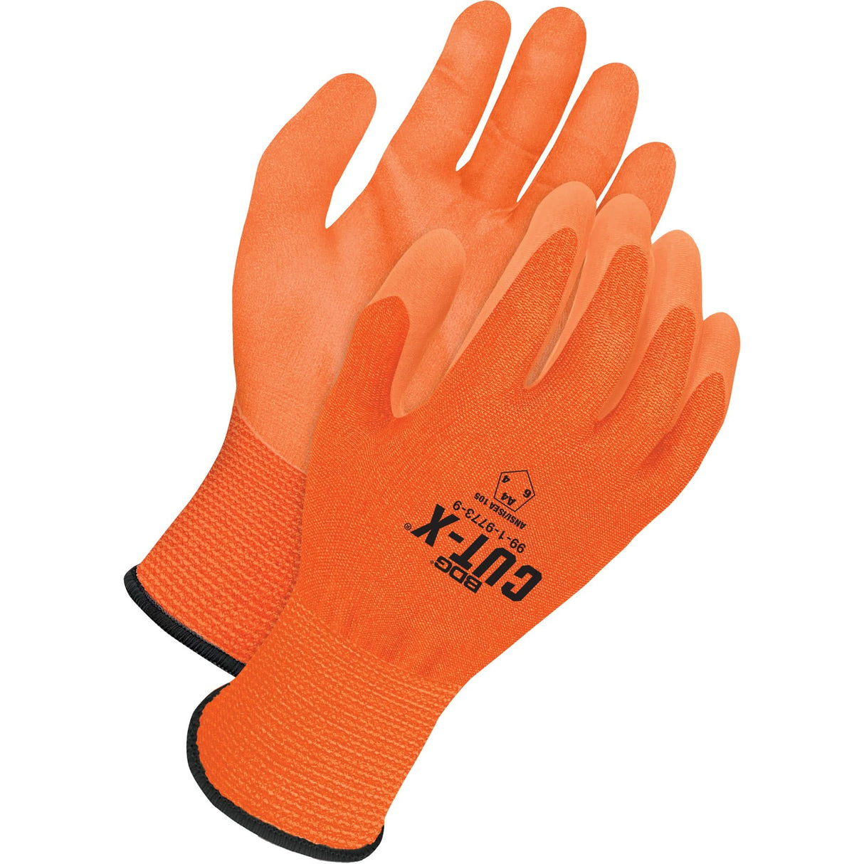 Cut-X® Cut-Resistant Touchscreen Gloves, Size 11, 18 Gauge, Foam NBR Coated, HPPE Shell, ASTM ANSI Level A4