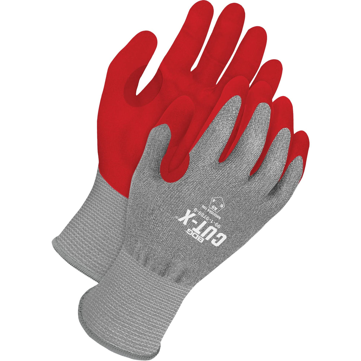 Cut-X® Cut-Resistant Touchscreen Gloves, Size 11, 18 Gauge, Foam Nitrile Coated, HPPE Shell, ASTM ANSI Level A9