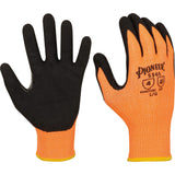 Touchscreen-Compatible Cut-Resistant Gloves, Size Small, 13 Gauge, Nitrile Coated, Polyester/HPPE Shell, ASTM ANSI Level A5