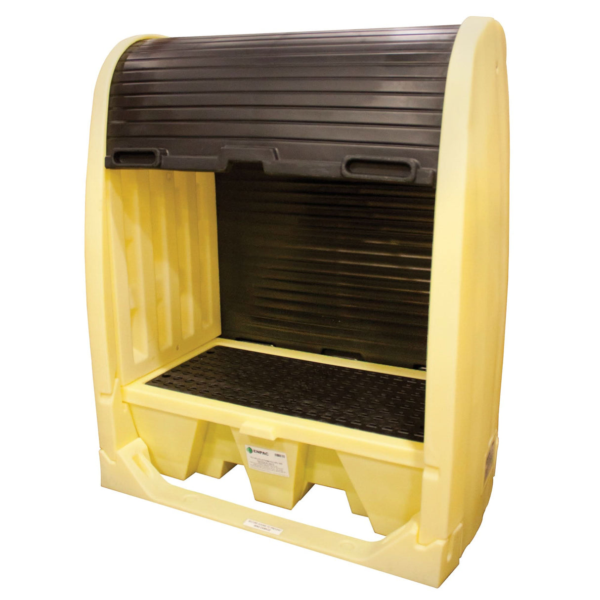Drum Hardcover & Spillpallet™ With  Drain, 60" L x 37" W x 72" H, 2000 lbs. Load Capacity