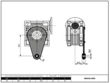Size 50 304SS Torque Arm Assembly