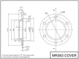 Cubierta de seguridad tamaño 63 de acero inoxidable 304 con herrajes de acero inoxidable