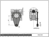 Size 63 304SS Torque Arm Assembly