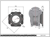 Size 75 Output Flange FA