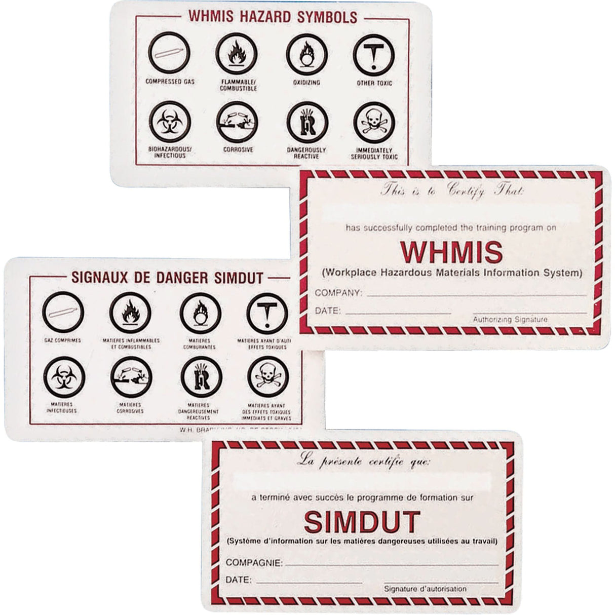 WHMIS Wallet Cards