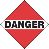 Danger Mixed Load TDG Placard, Aluminum