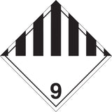 Miscellaneous Danger TDG Placard, Adhesive Vinyl