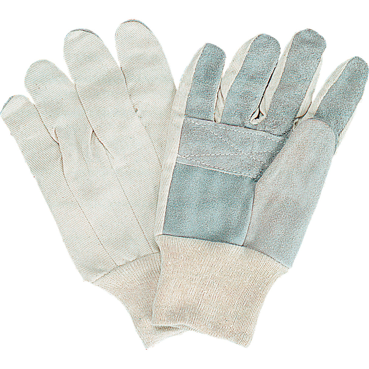 Standard-Duty Work Gloves, Large, Split Cowhide Palm