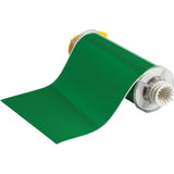 Indoor-Outdoor Label Printer Tape, Vinyl, Green, 8" Width
