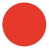 Round Write-On Labels, Circle, 1.5" L x 1.5" W, Red