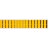 Individual Number and Letter Labels, I, 5/8" H, Black on Yellow