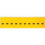 Individual Number & Letter Labels, Dash (-), 2" H, Black on Yellow