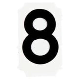 Quick-Align® Individual Gothic Number and Letter Labels, 8, 1" H, Black