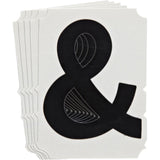 Quick-Align® Individual Gothic Number & Letter Labels, Ampersand (&), 3" H, Black