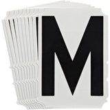 Quick-Align® Individual Gothic Number & Letter Labels, M, 3" H, Black