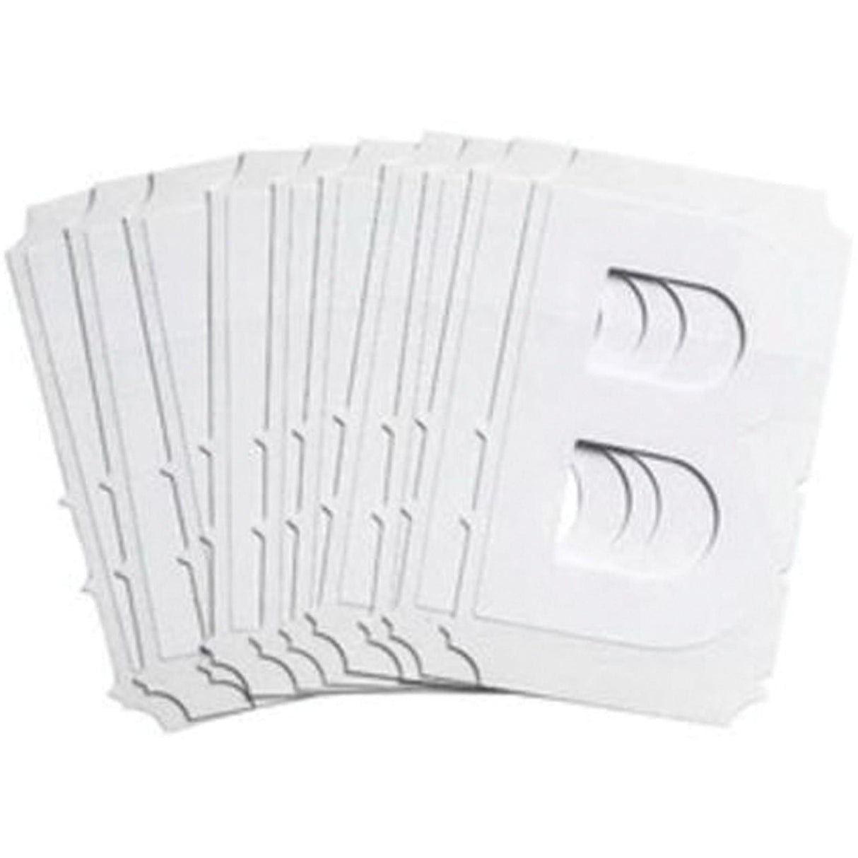 Quick-Align® Individual Gothic Number and Letter Labels, B, 3" H, White