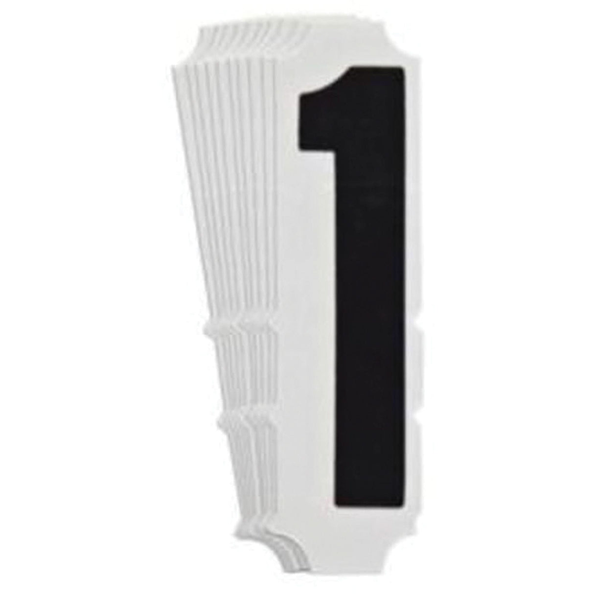 Quick-Align® Individual Gothic Number and Letter Labels, 1, 4" H, Black