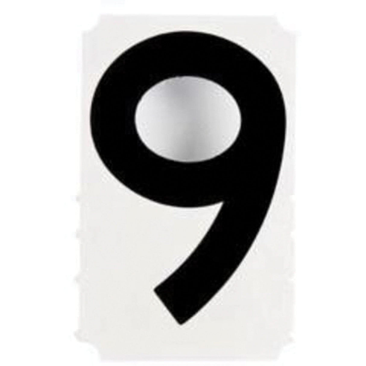 Quick-Align® Individual Gothic Number and Letter Labels, 9, 4" H, Black