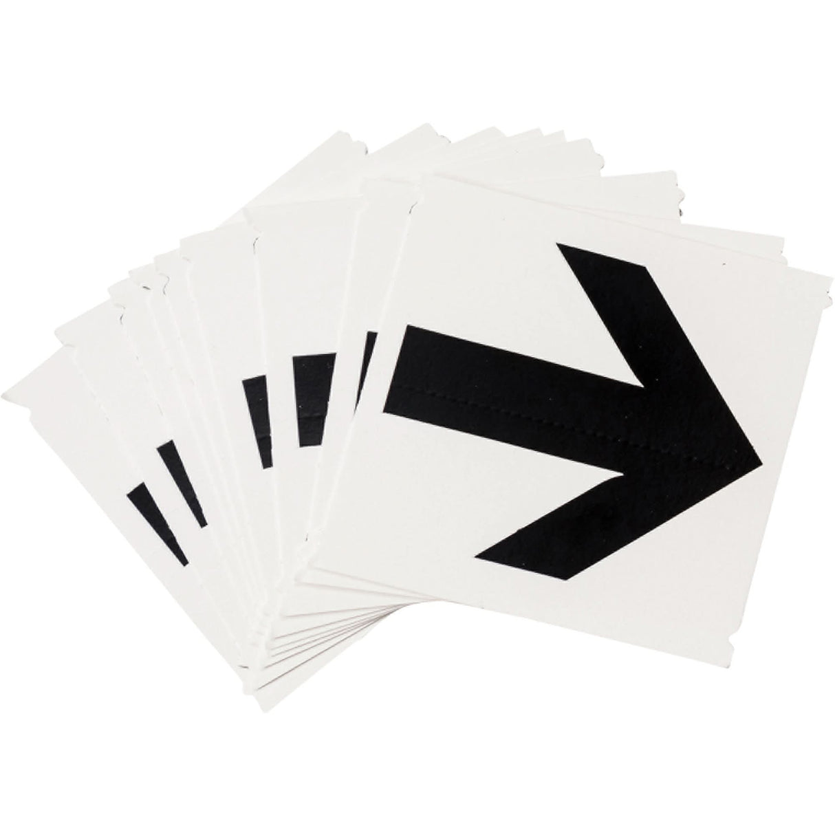 Quick-Align® Individual Gothic Number and Letter Labels, Arrow Symbol, 4" H, Black