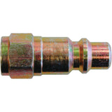 Quick Couplers - 3/8" Industrial, One Way Shut-Off - Plugs, 1/2"