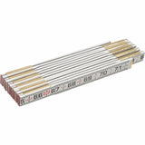 Red End® Two Way® Rule, 6' L, Wood, 1/16" Graduations