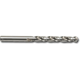 Bright Finish Jobber Length Drill Bit, High Speed Steel, 9/16", 6-5/8" L, 4-13/16" Flute, 118° Point Angle