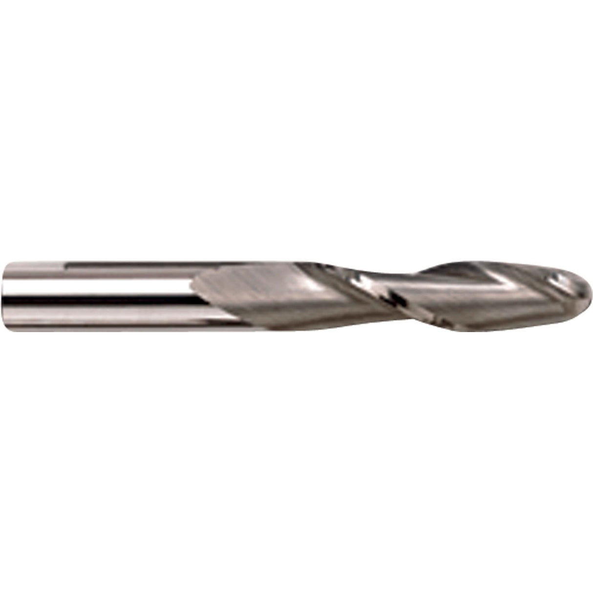 Ball End Extra Long Series End Mill, 3/8" Dia., 4 Flutes, Carbide